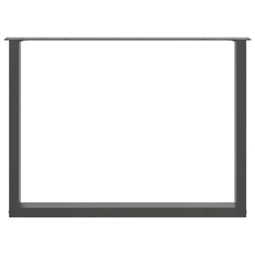 Noge za blagovaonski stol U-oblik 3 kom antracit 100 x (72-73) cm čelik - Antracit 100 x (72-73) cm 3 Cijena
