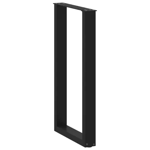 Noge za barski stol U-oblika 2 kom Crne 40 x (90-91) cm Čelik - Crna 40 x (90-91) cm 2 Cijena
