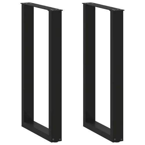Noge za barski stol U-oblika 2 kom Crne 40 x (90-91) cm Čelik - Crna 40 x (90-91) cm 2 Cijena