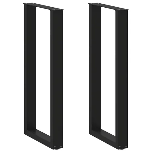 Noge za barski stol U-oblika 2 kom Crne 40 x (100-101) cm Čelik - Crna 40 x (100-101) cm 2 Cijena