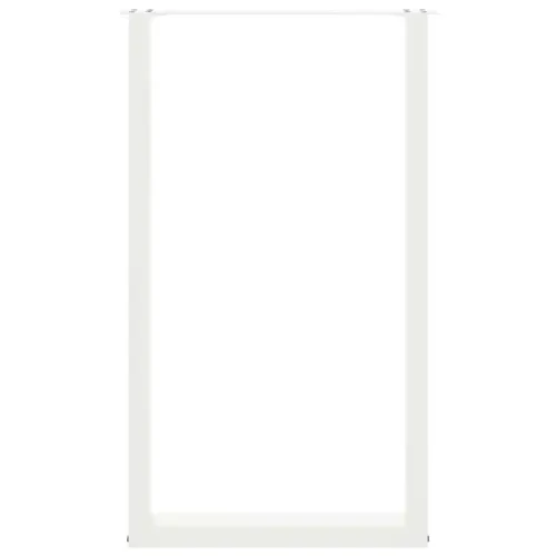 Noge za barski stol U-oblika 2 kom Bijele 60 x (100-101) cm Čelik - Bijela 60 x (100-101) cm 2 Cijena