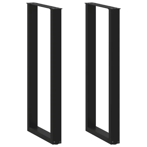 Noge za barski stol U-oblika 2 kom Crne 40 x (110-111) cm Čelik - Crna 40 x (110-111) cm 2 Cijena