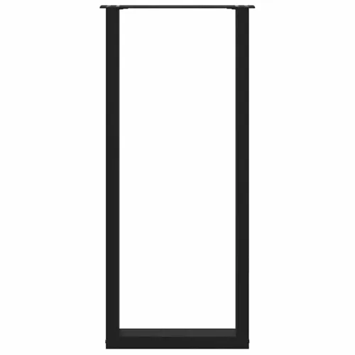 Noge za barski stol U-oblika 2 kom Crne 40 x (110-111) cm Čelik - Crna 40 x (110-111) cm 2 Cijena