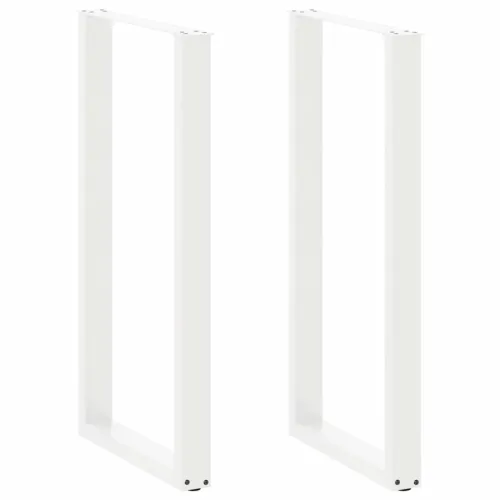 Noge za barski stol U-oblika 2 kom Bijele 60 x (110-111) cm Čelik - Bijela 60 x (110-111) cm 2 Cijena