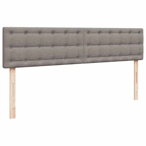otoman okvir kreveta s madracima smeđesivi 200x200cm tkanine - Sivo-smeđa 200 x 200 cm gumbi Cijena