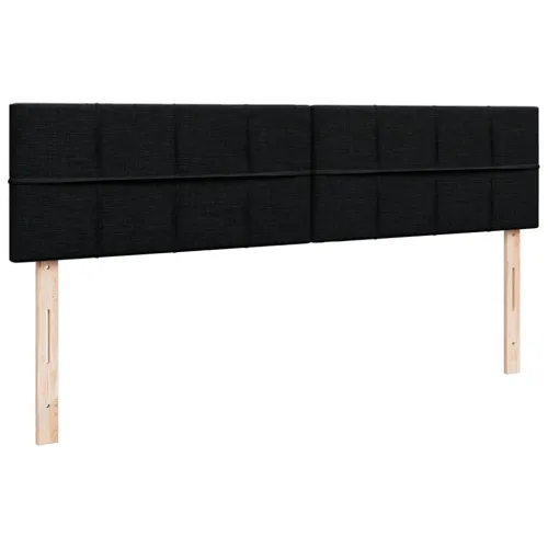 otoman okvir kreveta s madracima crni 180x200cm od tkanine - Crna 180 x 200 cm Blok s kvadratima Cijena