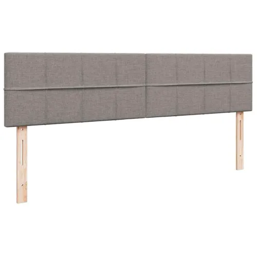 otoman okvir kreveta s madracima smeđesivi 200x200cm tkanine - Sivo-smeđa 200 x 200 cm Blok s kvadratima Cijena
