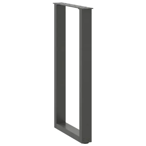 Noge za konzolni stol u obliku slova U, 2 kom, antracit, 38 x (72-73) cm, čelik - Antracit 38 x (72-73) cm 2 Cijena