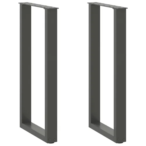 Noge za konzolni stol u obliku slova U, 2 kom, antracit, 38 x (72-73) cm, čelik - Antracit 38 x (72-73) cm 2 Cijena