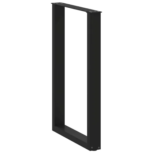 Noge za barski stol U-oblika 2 kom Crne 60 x (90-91) cm Čelik - Crna 60 x (90-91) cm 2 Cijena