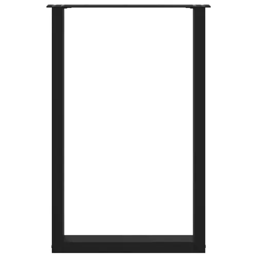 Noge za barski stol U-oblika 2 kom Crne 60 x (90-91) cm Čelik - Crna 60 x (90-91) cm 2 Cijena