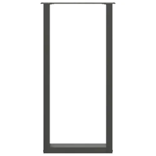 Noge za barski stol U-oblika 2 kom antracit 40 x (100-101) cm čelik - Antracit 40 x (100-101) cm 2 Cijena