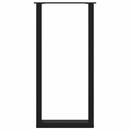 Noge za barski stol U-oblika 2 kom Crne 50 x (100-101) cm Čelik - Crna 50 x (100-101) cm 2 Cijena