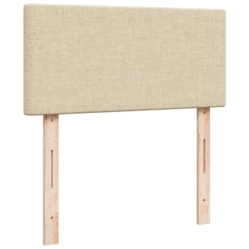 otoman okvir kreveta s madraca krem 80x200cm od tkanine - Krema 80 x 200 cm Gladak dizajn Krema Cijena
