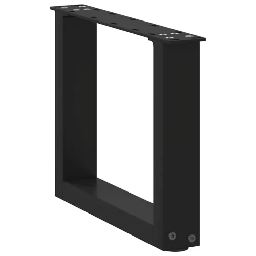 Noge za klub stolić U-oblik 2 kom Crne 40 x (30-31) cm Čelik - Crna 40 x (30-31) cm 2 Cijena