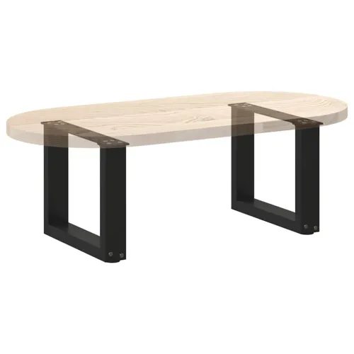 Noge za klub stolić U-oblik 2 kom Crne 40 x (30-31) cm Čelik - Crna 40 x (30-31) cm 2 Cijena