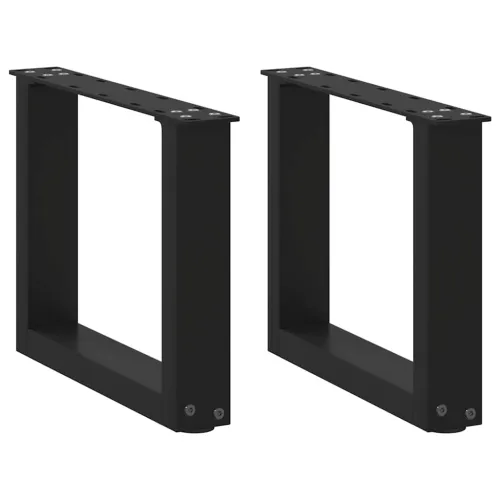 Noge za klub stolić U-oblik 2 kom Crne 40 x (30-31) cm Čelik - Crna 40 x (30-31) cm 2 Cijena