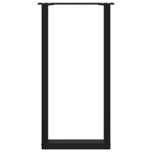 Noge za konzolni stol U-oblik 2 kom Crne 38 x (72-73) cm Čelik - Crna 38 x (72-73) cm 2 Cijena