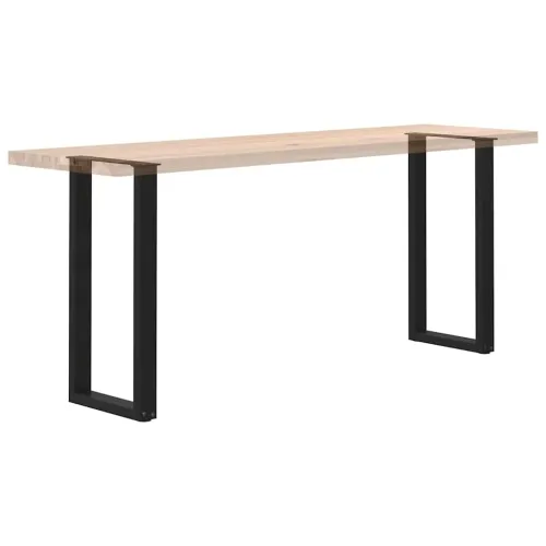 Noge za konzolni stol U-oblik 2 kom Crne 38 x (72-73) cm Čelik - Crna 38 x (72-73) cm 2 Cijena