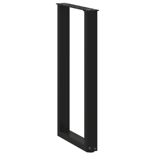 Noge za konzolni stol U-oblik 2 kom Crne 38 x (72-73) cm Čelik - Crna 38 x (72-73) cm 2 Cijena