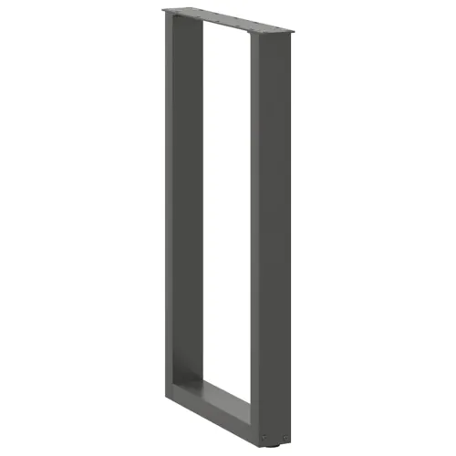 Noge za barski stol U-oblika 2 kom antracit 50 x (90-91) cm čelik - Antracit 50 x (90-91) cm 2 Cijena
