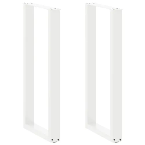 Noge za barski stol U-oblika 2 kom Bijele 40 x (100-101) cm Čelik - Bijela 40 x (100-101) cm 2 Cijena