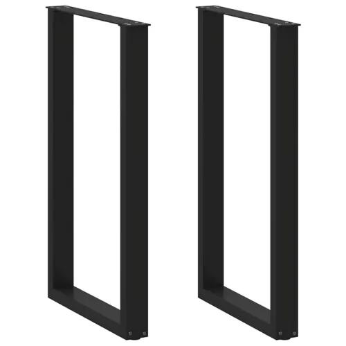 Noge za barski stol U-oblika 2 kom Crne 60 x (100-101) cm Čelik - Crna 60 x (100-101) cm 2 Cijena