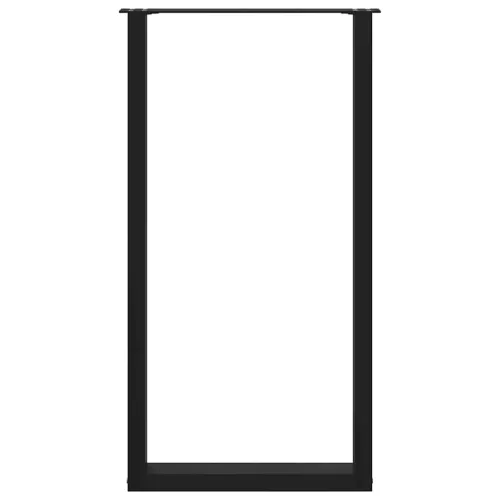 Noge za barski stol U-oblika 2 kom Crne 60 x (110-111) cm Čelik - Crna 60 x (110-111) cm 2 Cijena