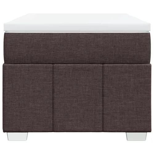Boxspring - Krevet s oprugama i madracem tamnosmeđi 90 x 200 cm od tkanine - Tamno smeđa 90 x 200 cm Cijena