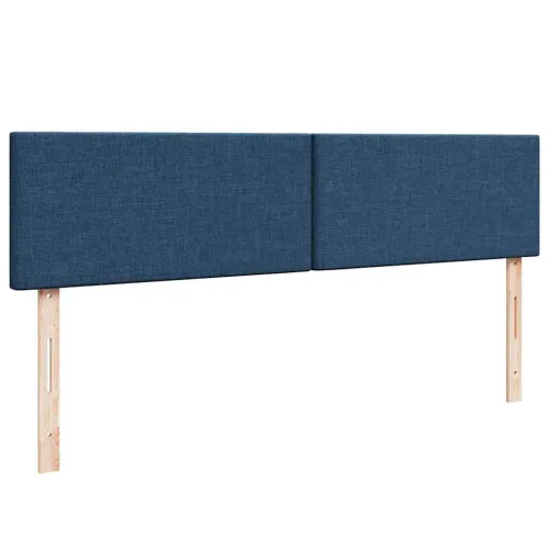 otoman okvir kreveta s madracima plavi 180x200cm od tkanine - Plava 180 x 200 cm Gladak dizajn Cijena