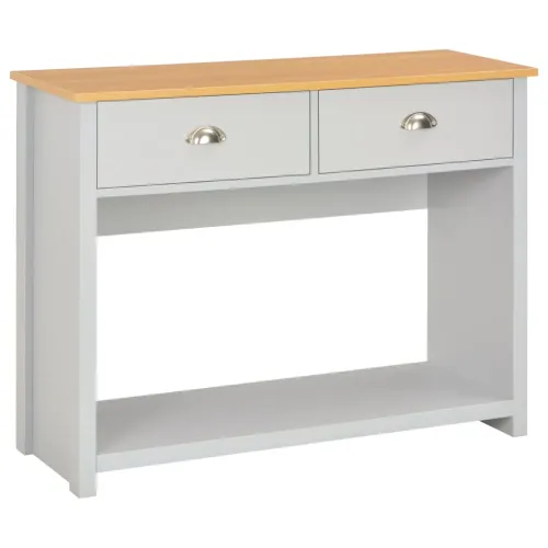 Konzolni stol sivi 97 x 35 x 76 cm Cijena