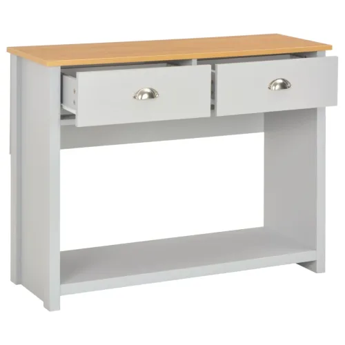 Konzolni stol sivi 97 x 35 x 76 cm Cijena