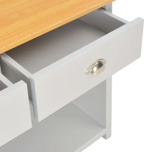 Konzolni stol sivi 97 x 35 x 76 cm Cijena