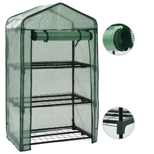 Mini staklenik s 3 razine 69 x 49 x 125 cm Cijena