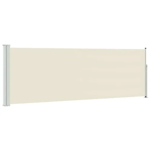 Uvlačiva bočna tenda za terasu 100 x 314 cm krem - Krema 100 x 300 cm 1 Krema Cijena