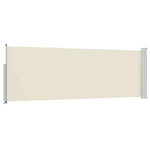 Uvlačiva bočna tenda za terasu 100 x 314 cm krem - Krema 100 x 300 cm Cijena
