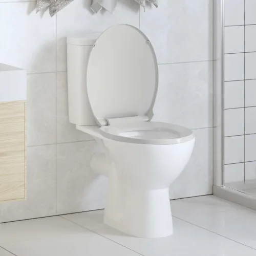 Daska za wc - Toaletna daska s mekim zatvaranjem bijela ovalna - Bijela 1 Ovalno Ovalno Cijena