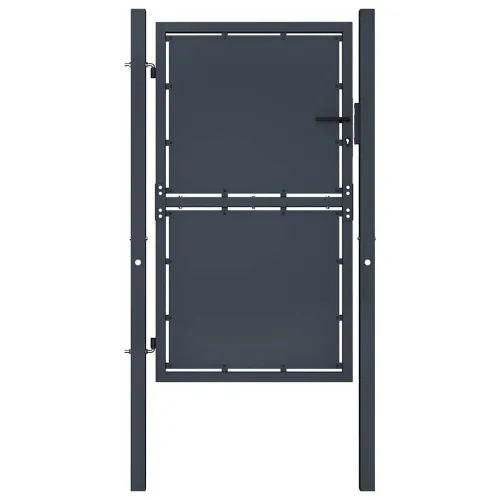 Dvorišna vrata - Vrtna vrata Čelik 100x200 cm Antracit - 100 x 200 cm Cijena
