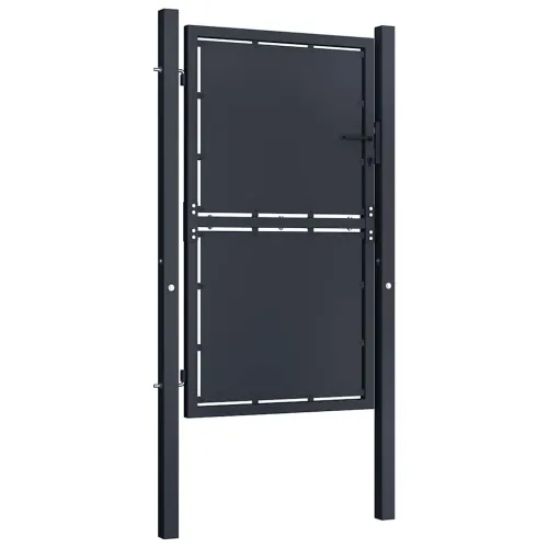 Dvorišna vrata - Vrtna vrata Čelik 100x200 cm Antracit - 100 x 200 cm Cijena
