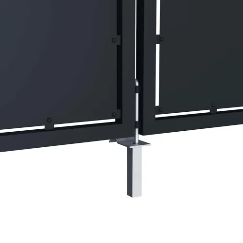Dvorišna vrata - Vrtna vrata Čelik 300x125 cm Antracit - 300 x 125 cm Cijena