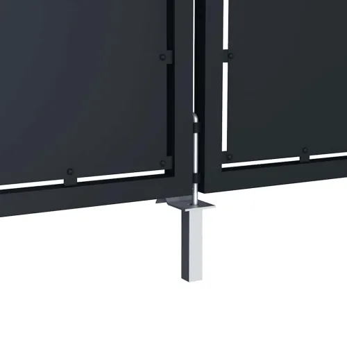 Dvorišna vrata - Vrtna vrata Čelik 300x150 cm Antracit - 300 x 150 cm Cijena