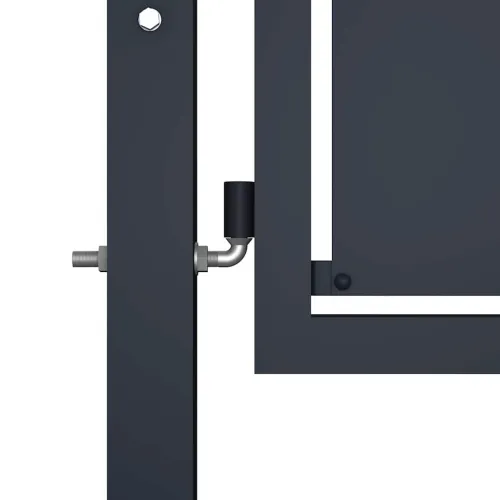 Dvorišna vrata - Vrtna vrata Čelik 350x175 cm Antracit - 350 x 175 cm Cijena