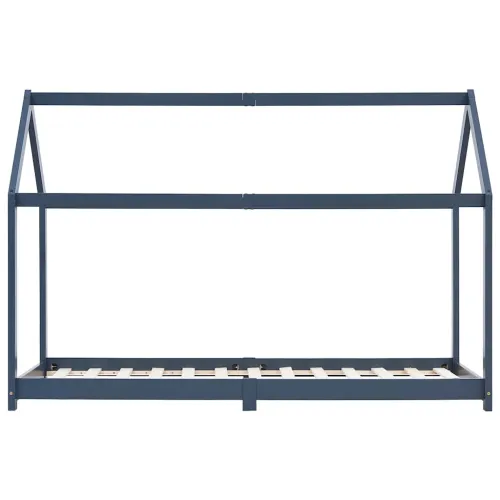 Okvir za dječji krevet od masivne borovine sivi 90 x 200 cm - Siva 90 x 200 cm Cijena