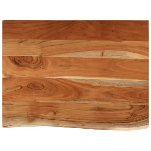 Kupaonska radna ploča 70x60x3,8 cm pravokutna od drva bagrema - Prirodna 70 x 60 x 3.8 cm 1 Masivno bagremovo drvo Cijena