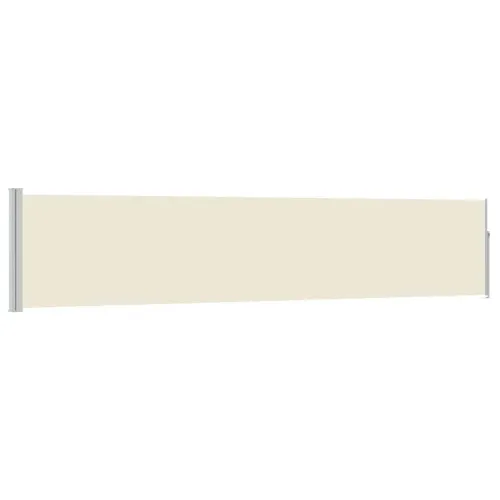 Uvlačiva bočna tenda za terasu 100 x 514 cm krem - Krema 100 x 500 cm 1 Krema Cijena