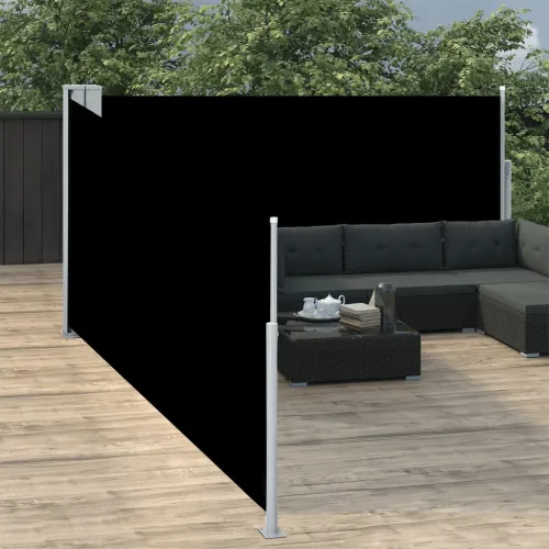  Uvlačiva bočna tenda 100 x 1000 cm crna Cijena