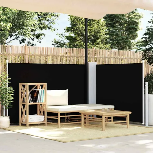  Uvlačiva bočna tenda 120 x 1000 cm crna - Crna 117 x 1000 cm 1 Cijena