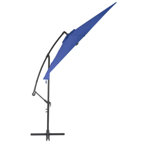 Konzolni vrtni suncobran s aluminijskim stupom 300 cm plavi - Plava Cijena