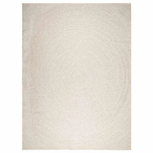 Tepih ZIZUR 240 x 340 cm s izgledom jute unutarnji i vanjski - Krema 240 x 340 cm Okruglo Cijena