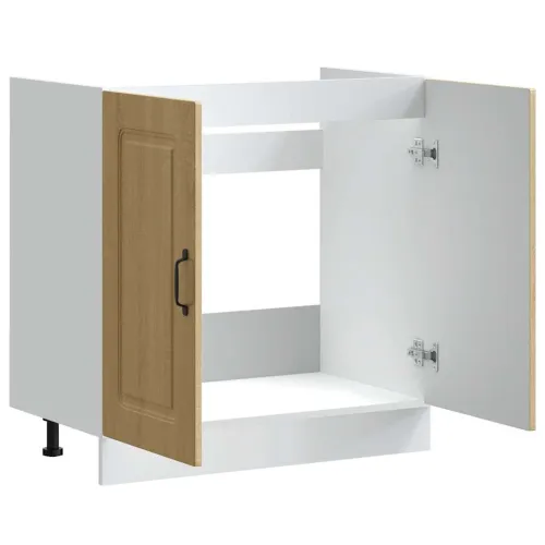 Donji ormarić za sudoper Kalmar boja hrasta 80x46x81,5cm drveni - sonoma hrast 1 1x donji ormarić (2 vrata) 80 cm širok 81,5 cm  Cijena